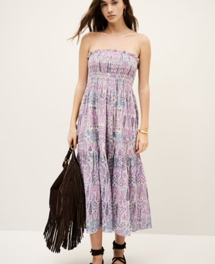 BA&SH PIALA DRESS Pink
