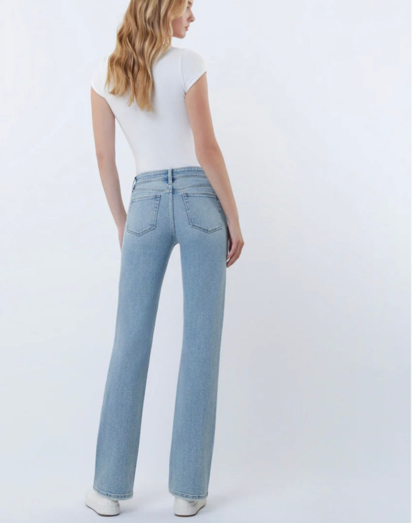 FLYING MONKEY Extraordinary - Mid Rise Straight Jeans With Tint