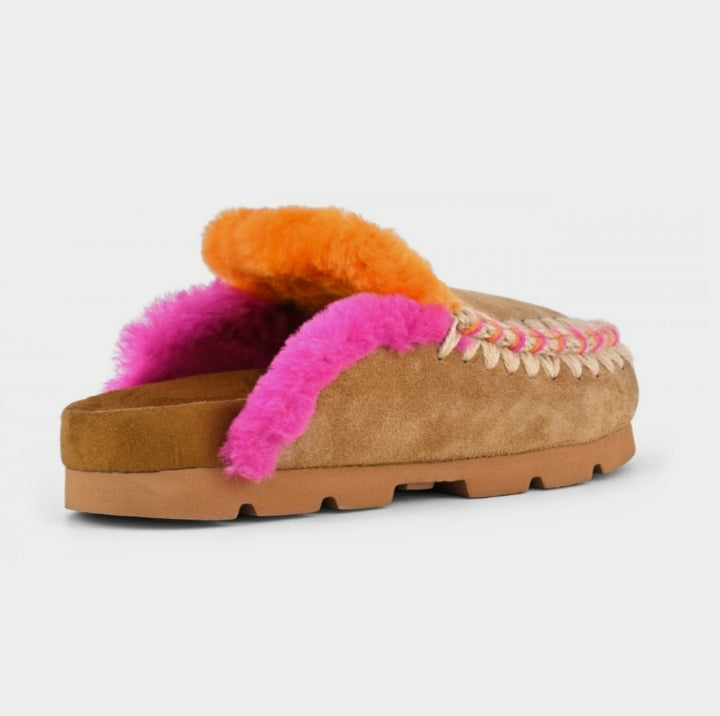 MOU Winter bio overstitching colour Congac Suede