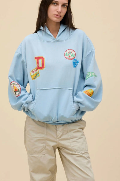 DAYDREAMER CAMP PATCH OVERSIZED HOODIE