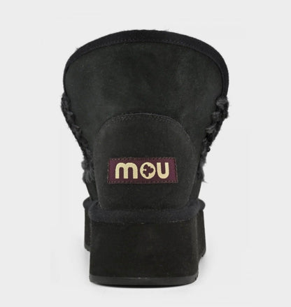 MOU Mini Eskimo Platform Boots Black