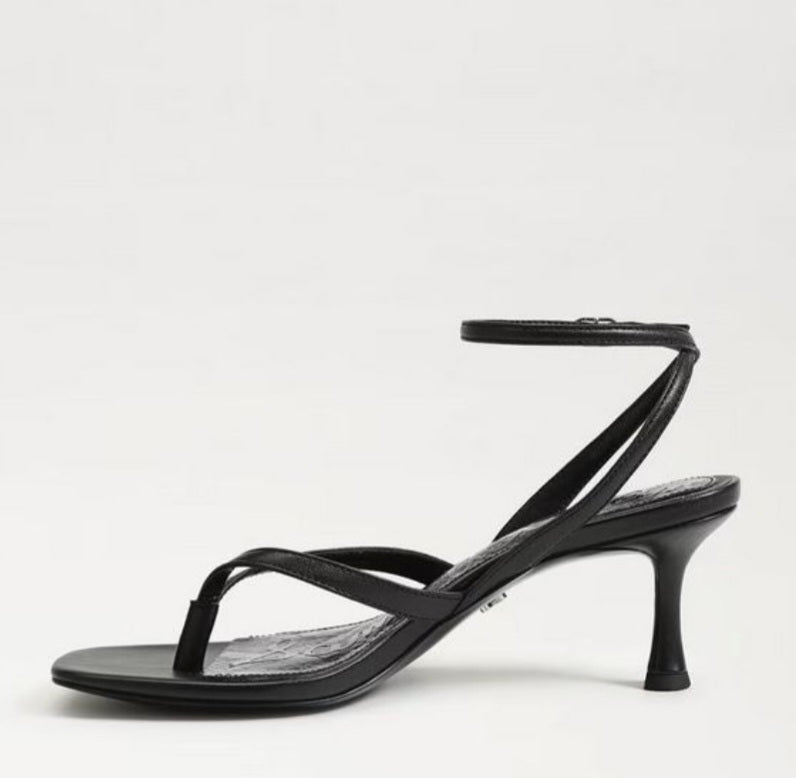 SAM EDELMAN Pax Heel Sandal Black