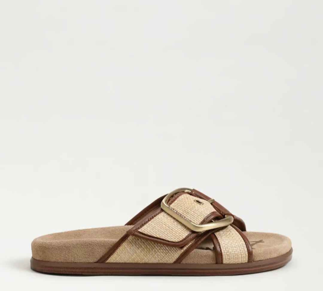 SAM EDELMAN Darla Multi Buckle Slide Sandal