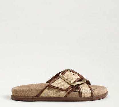SAM EDELMAN Darla Multi Buckle Slide Sandal