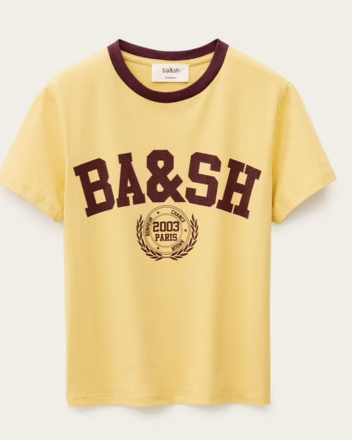 BA&SH Ioni Tee in Yellow