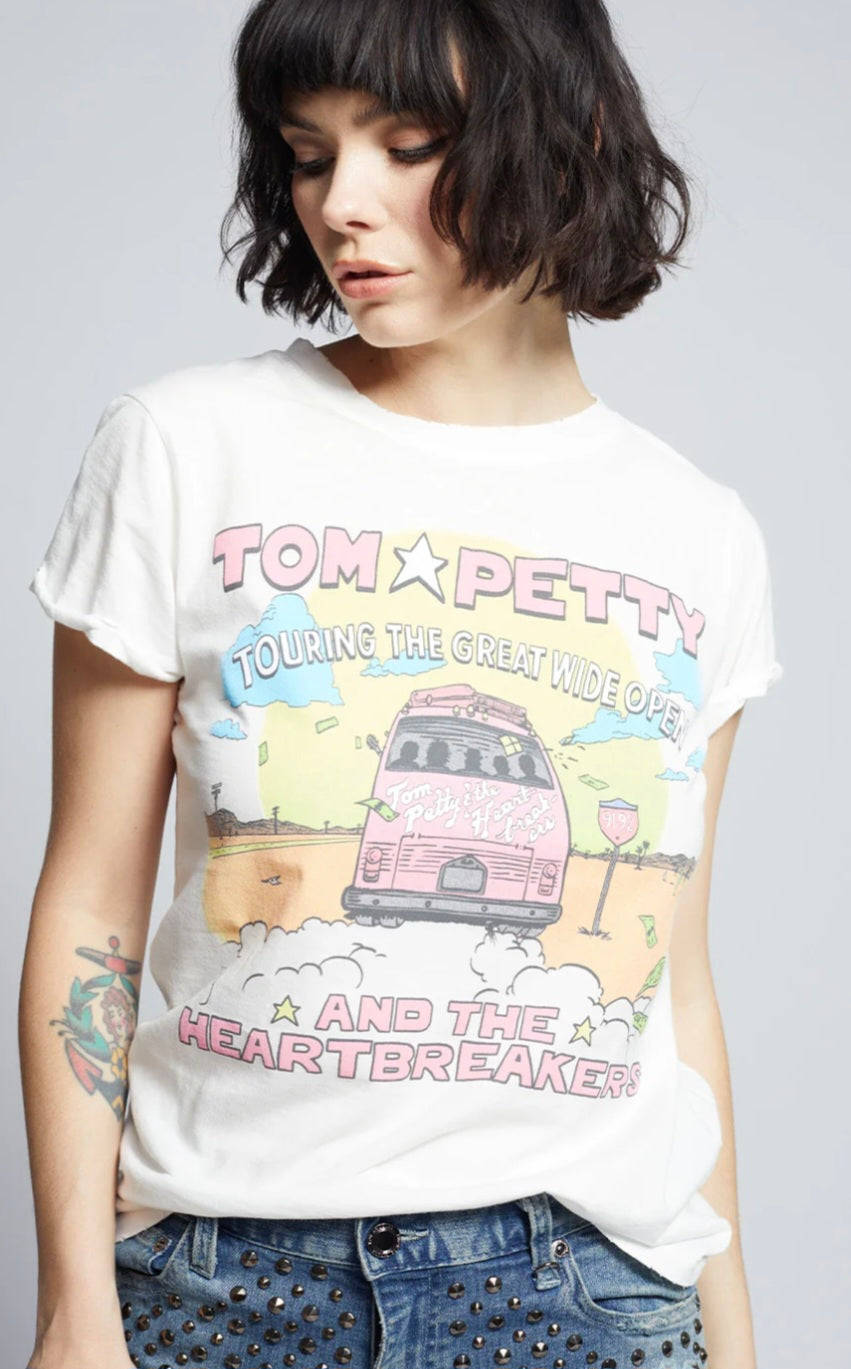RECYCLED KARMA Tom Petty & The Heartbreakers Retro Graphic Tee