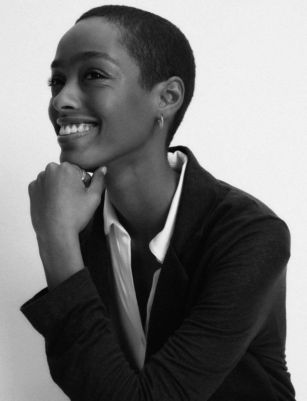 MAJESTIC FILATURES Linen Blazer Noir