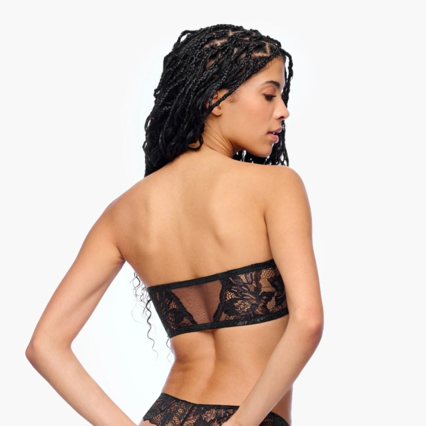 COSABELLA Paradiso Bandeau bralette Black