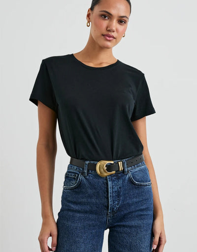 RAILS Classic crew neck t-shirt Black