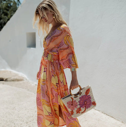 PITI CUITI MAGNOLIA SHOPPER BAG