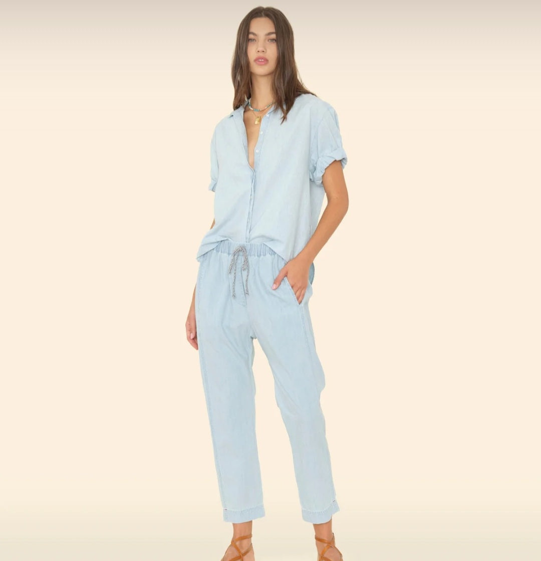 XIRENA Draper Pant In Air Blue