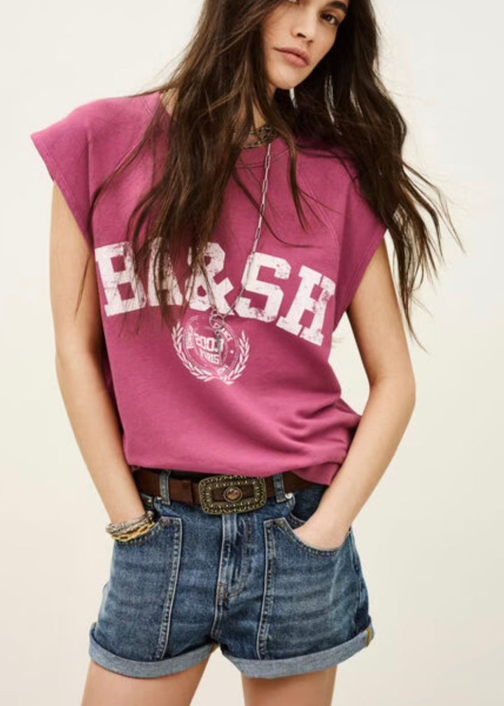 BA&SH Beata Sweat Pink