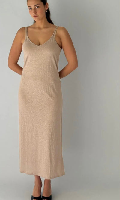 MAJESTIC FILATURES Tank Top Dress Desert