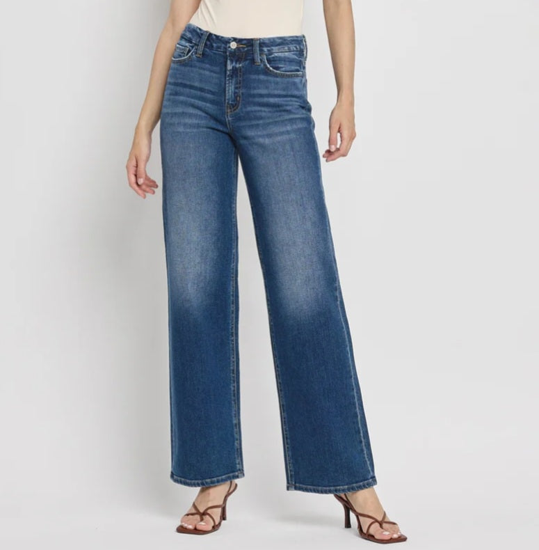 Irresistible High Rise Loose Wide Leg Jeans