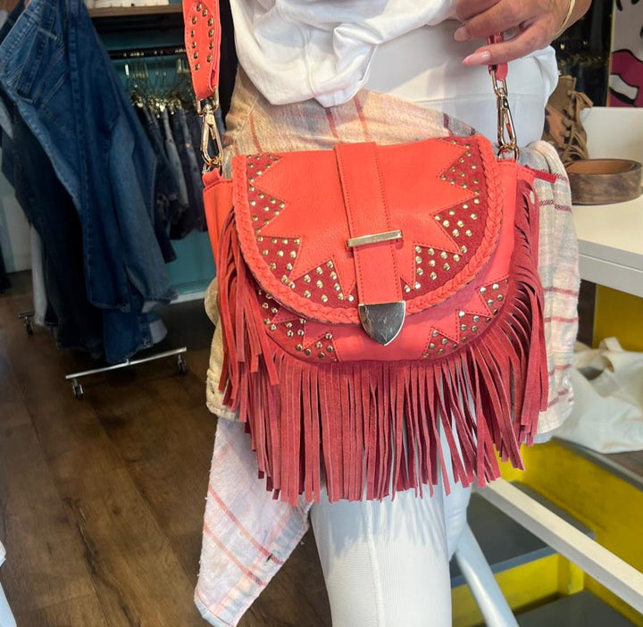 PITI CUITI SOHO SHOULDER BAG Orange Red