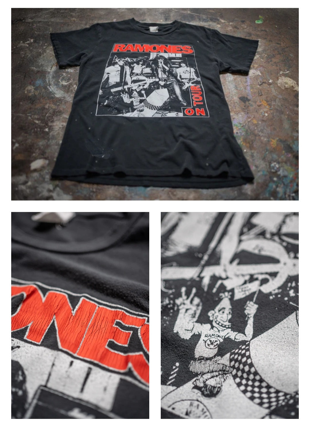 MADEWORN RAMONES 90'S FIT TEE