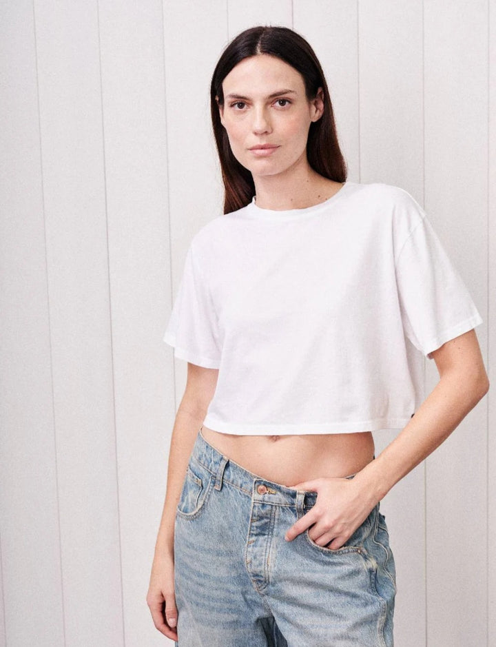 STATESIDE Cloud Jersey Cropped Boy Tee