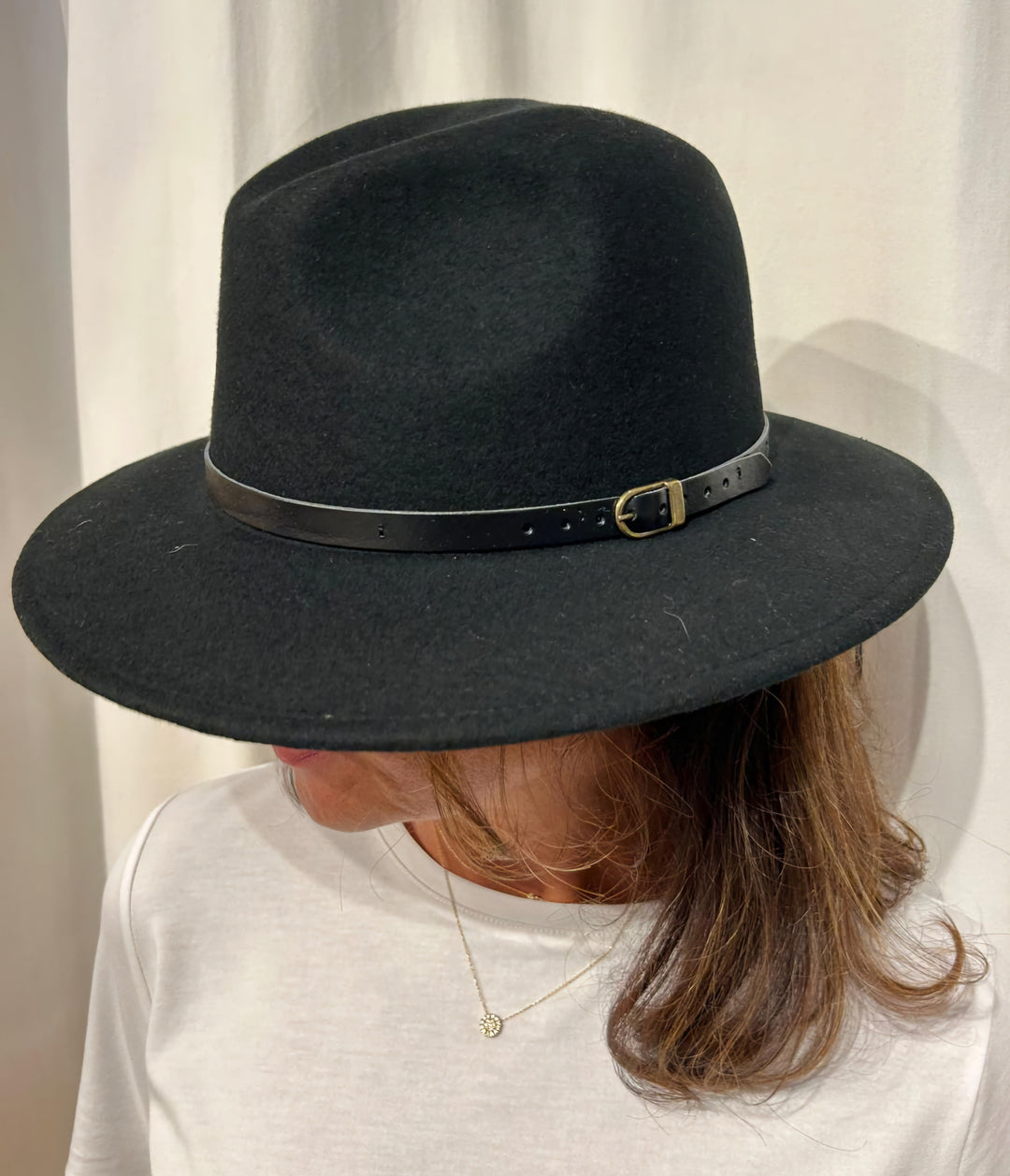 Parisian Fedora Hat Black