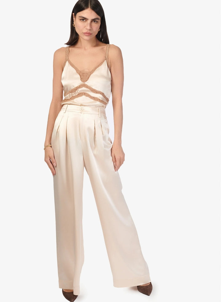 CAMI NYC Davina Wide Leg Pant Bone