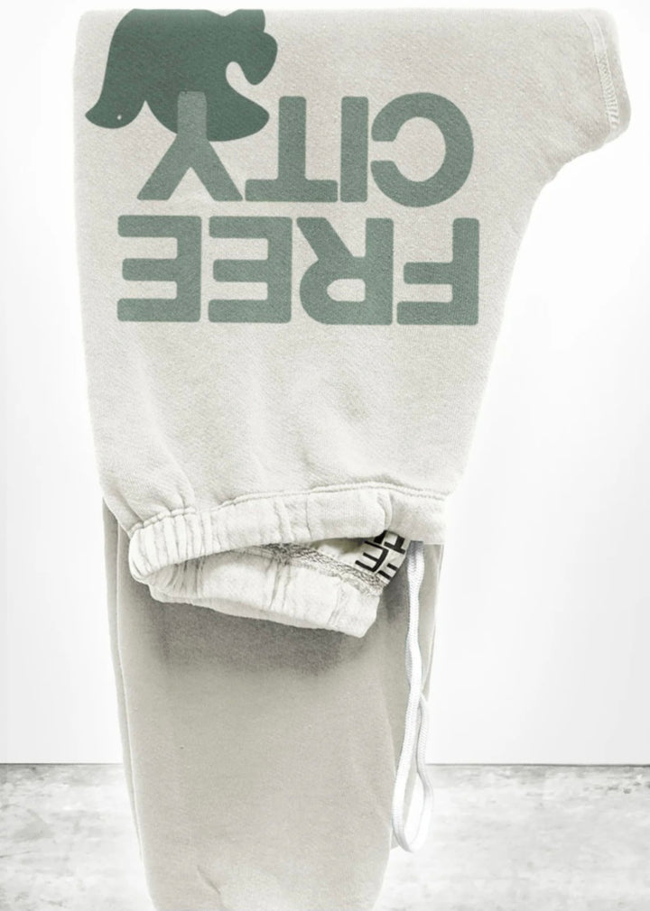 FREECITY sweatpant - creamy cactus