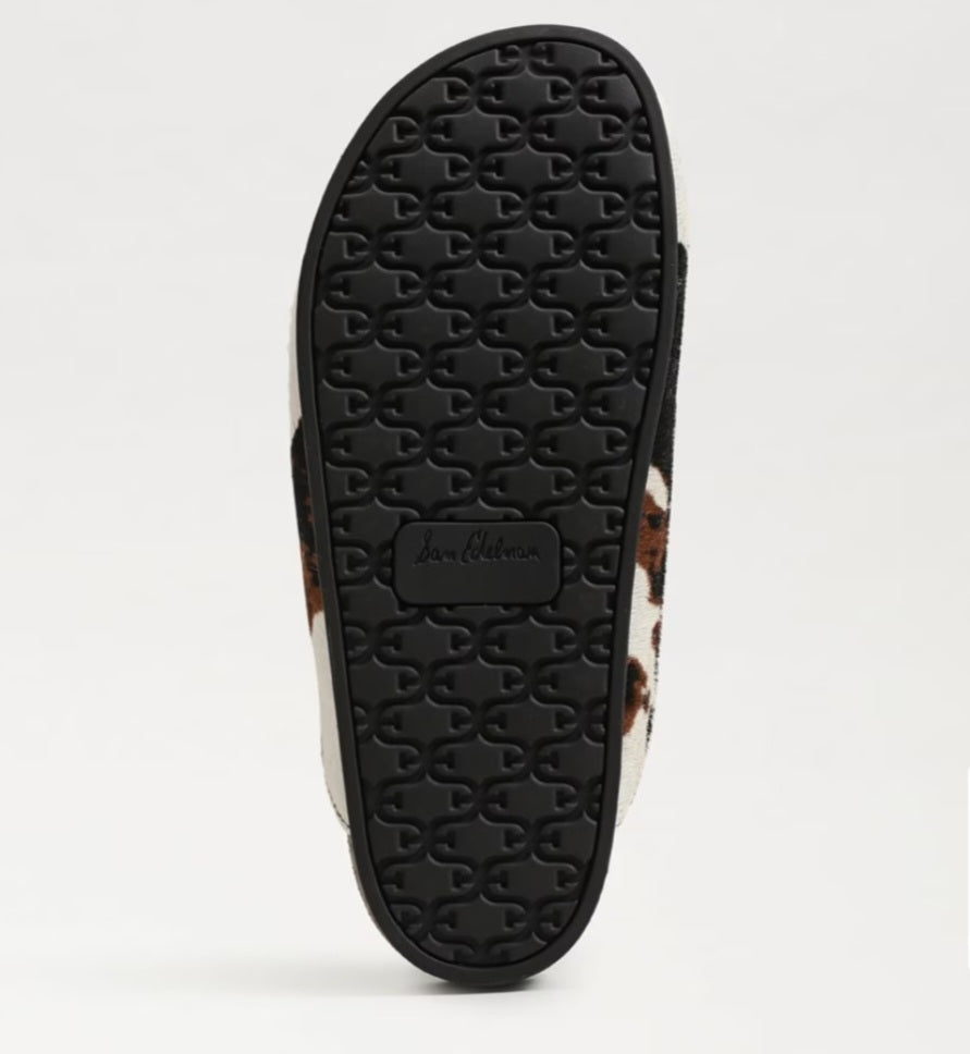SAM EDELMAN Astrid Mule Cow Print Calf Hair