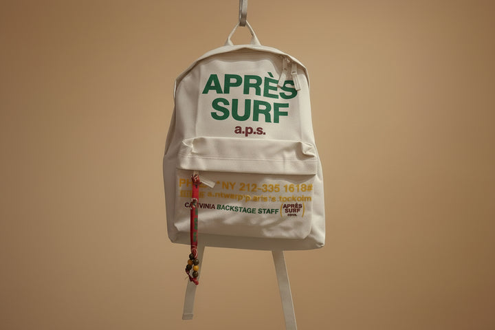 APRES SURF A.P.S White Backpack