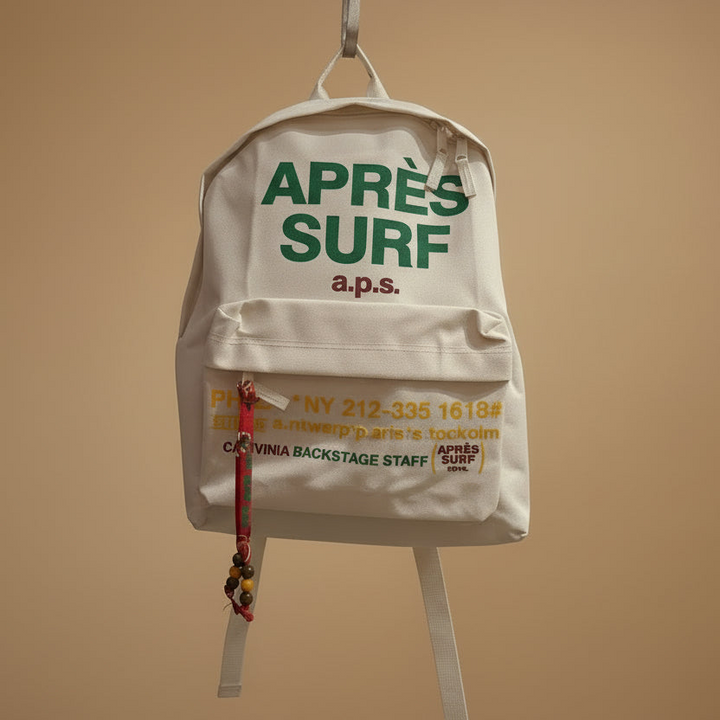 APRES SURF A.P.S White Backpack