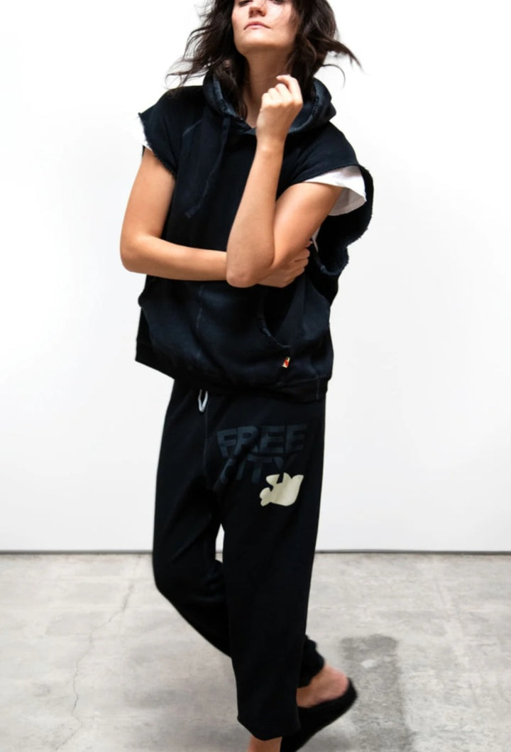 FREECITY sweatpant - blackspace