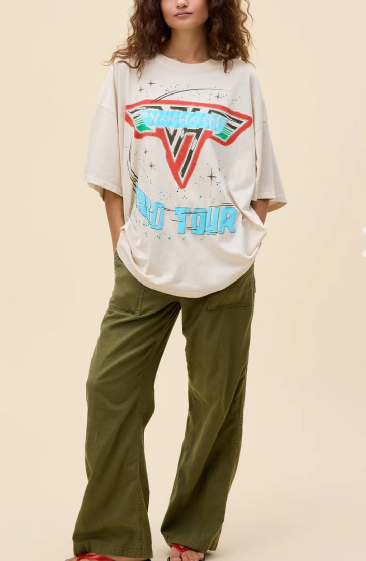 DAYDREAMER Van Halen 1980 Tour OS Tee
