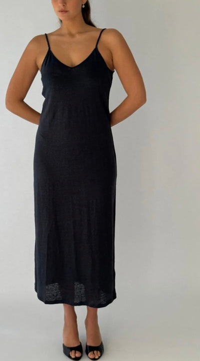 MAJESTIC FILATURES Tank Top Dress Navy