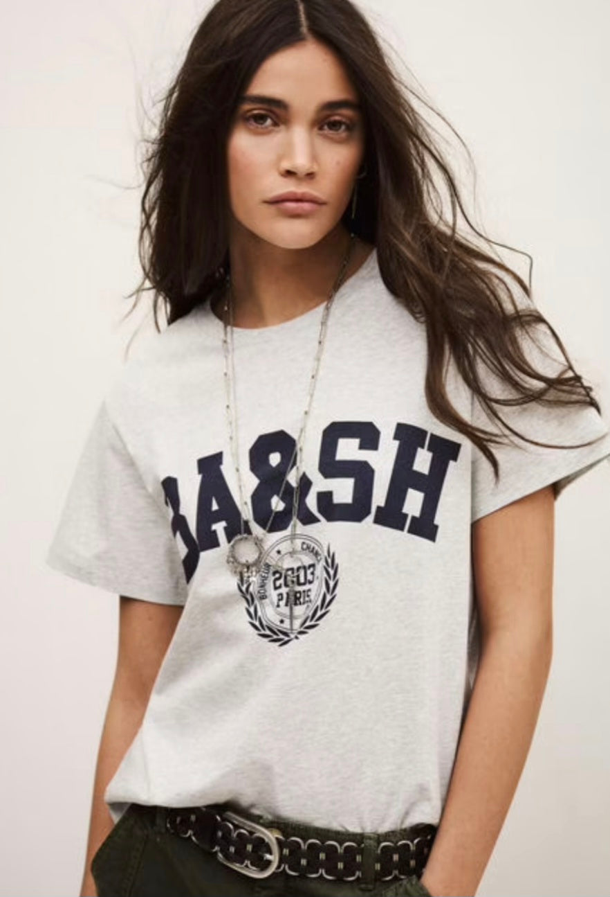 BA&SH Ioni Tee Grey