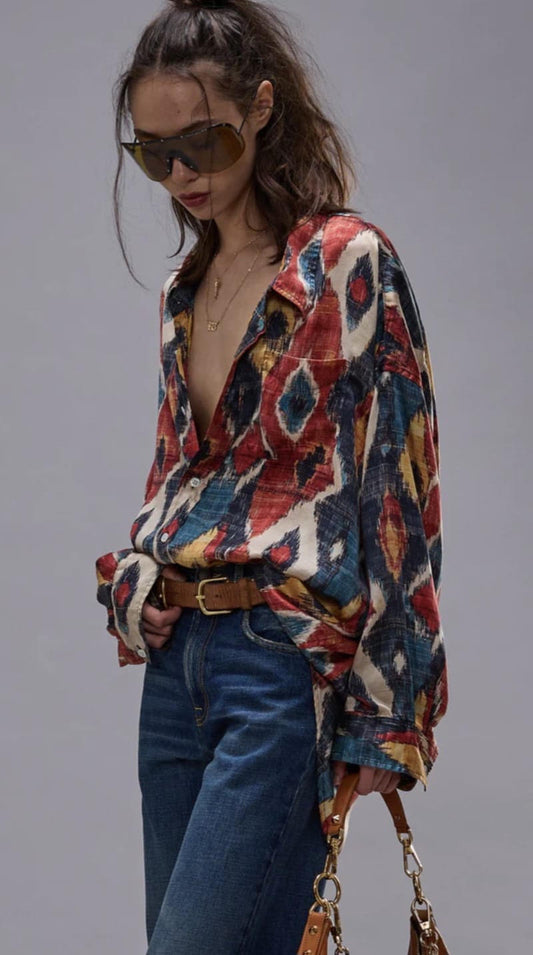 R13  Drop Neck Shirt