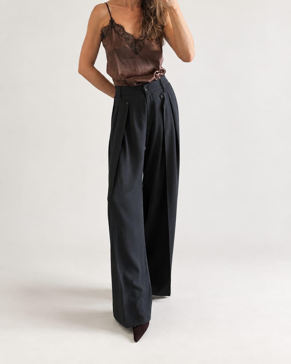 EXETERA PANTALON black