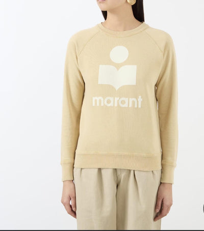 ISABEL MARANT MILLYNY SWEATSHIRT light yellow