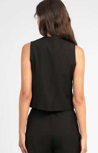 ANGE ZALY VEST black