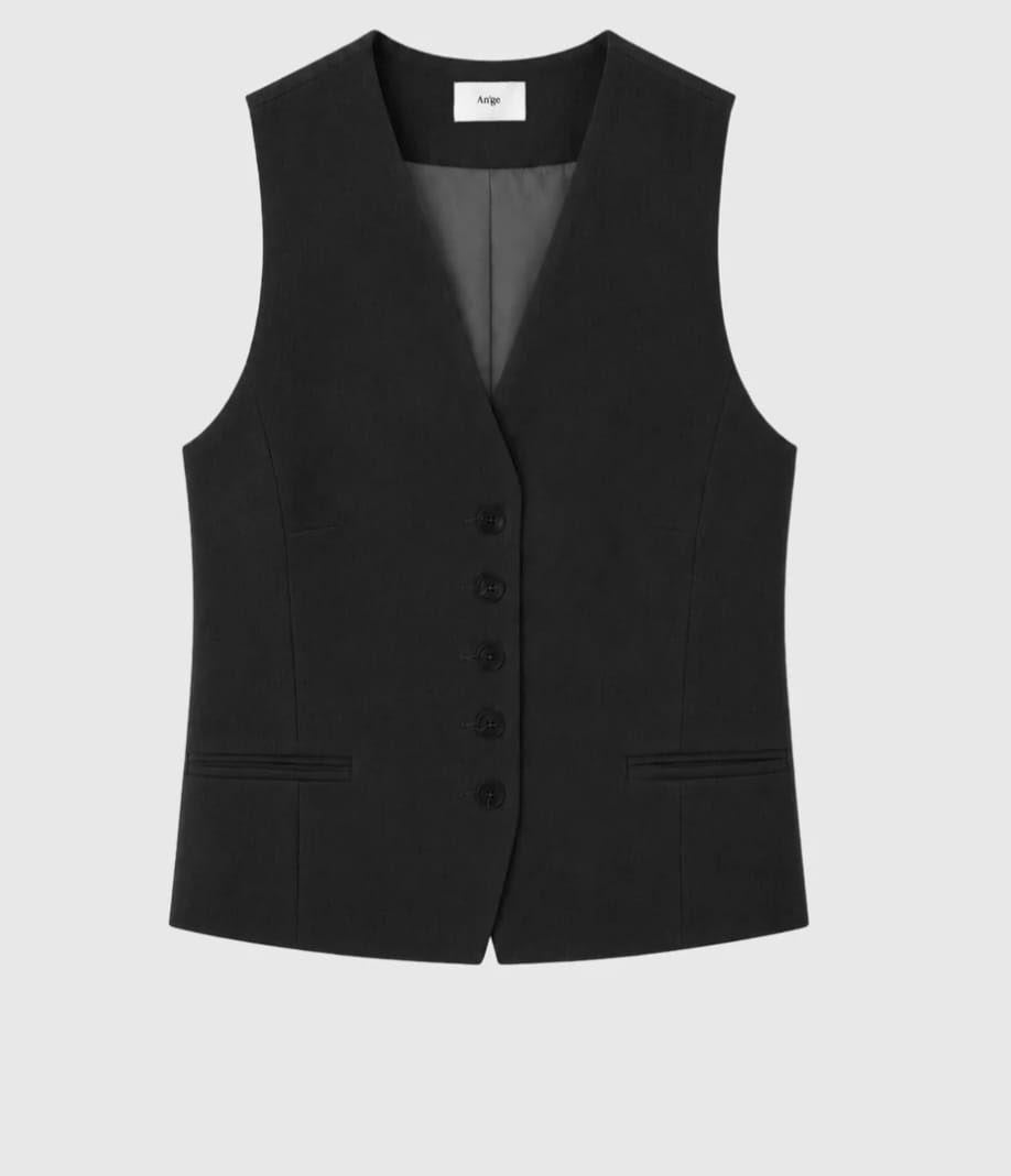 ANGE ZALY VEST black