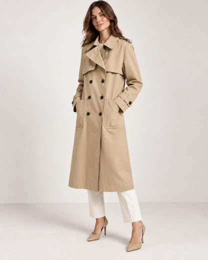 Été Comme Hiver Paris Beige Trench Coat