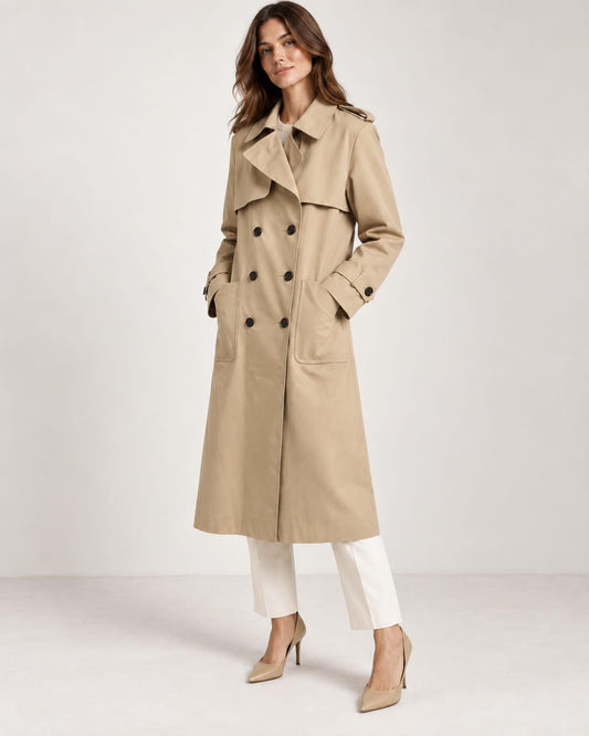 Été Comme Hiver Paris Beige Trench Coat