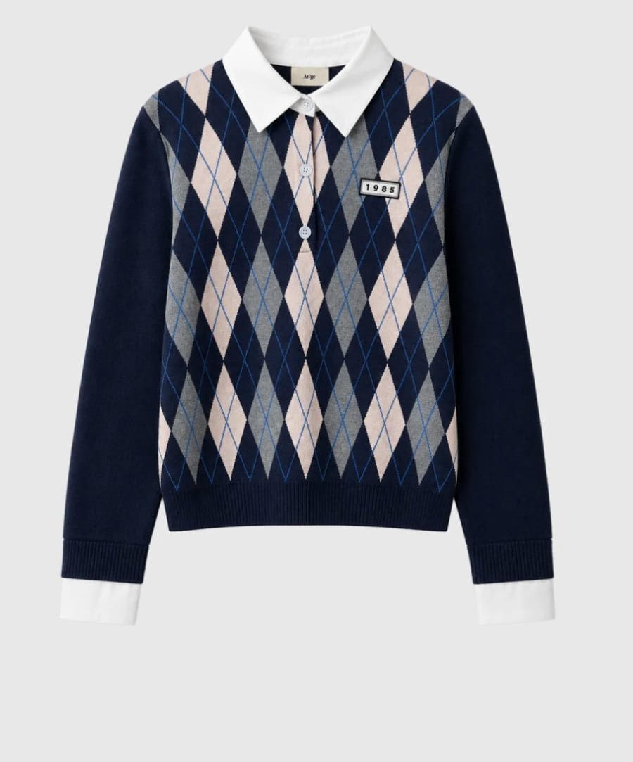 ANGE NATHA Nuit Knit Polo Shirt