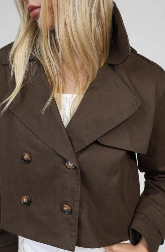 ANGE CURTIS Marron Trench Coat
