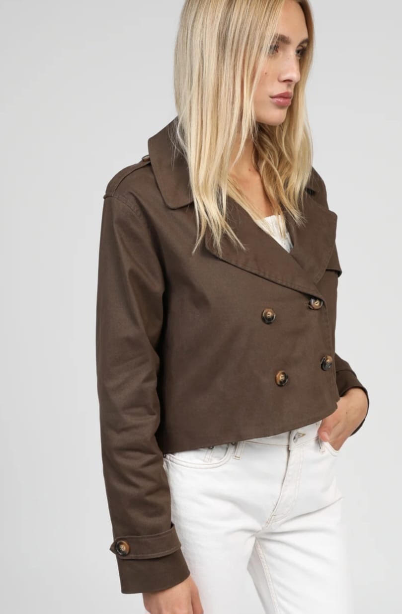 ANGE CURTIS Marron Trench Coat