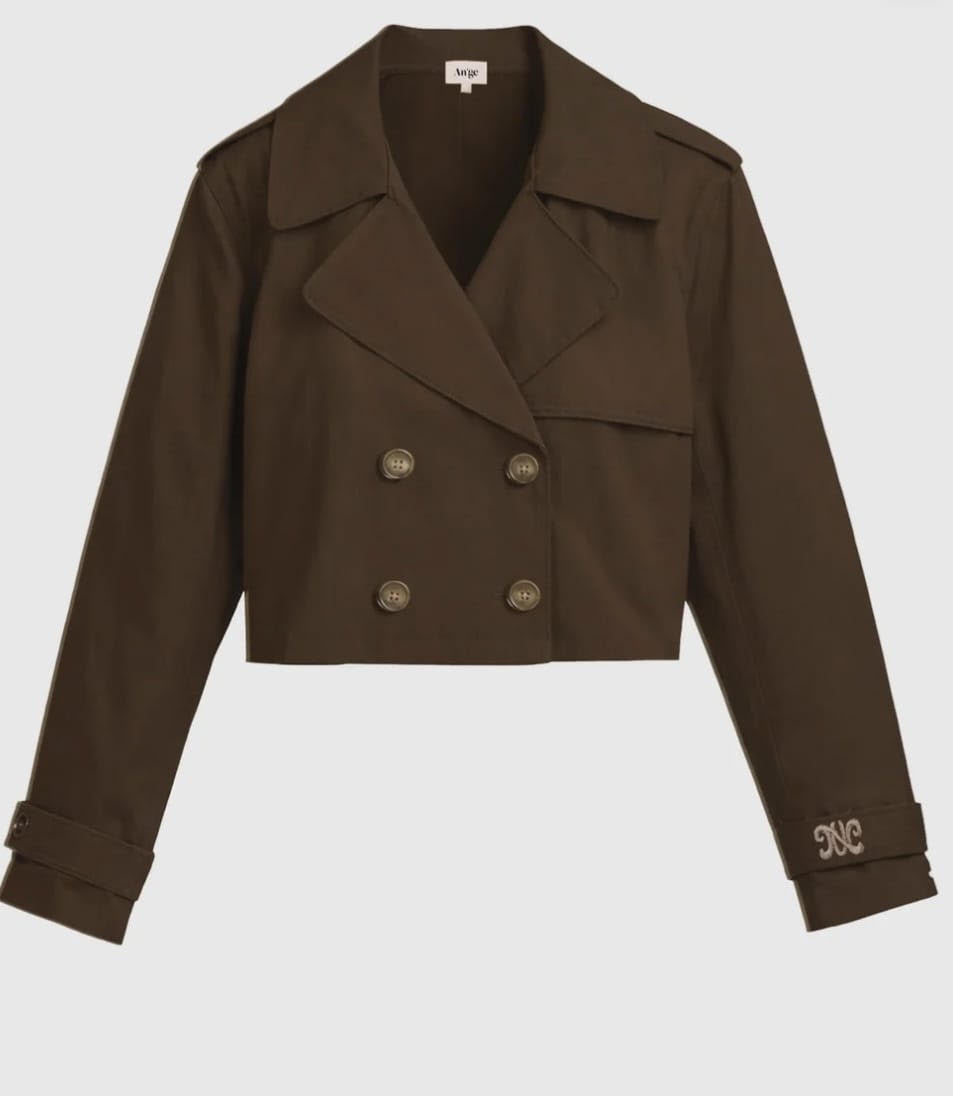ANGE CURTIS Marron Trench Coat