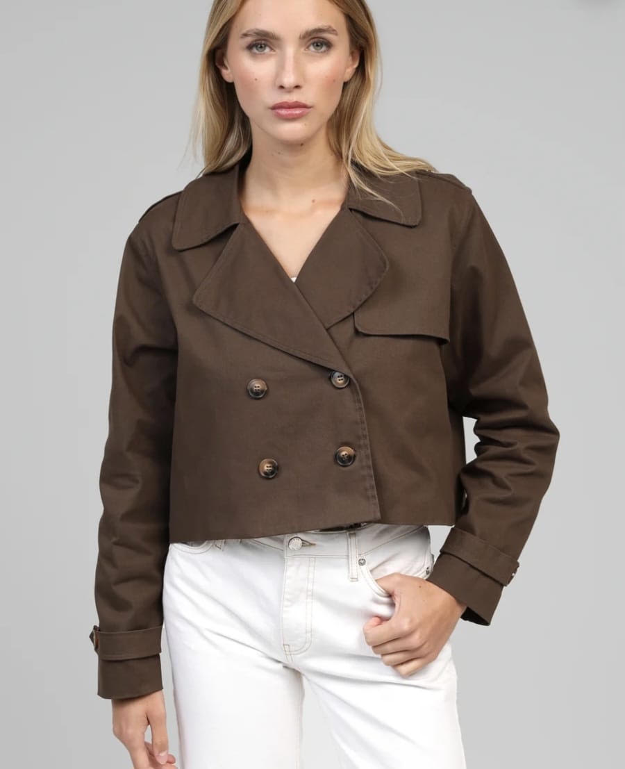 ANGE CURTIS Marron Trench Coat