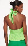 CAMI NYC Milly Cami In Lime Green