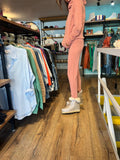 Monrow Supersoft Vintage Sweats In Dry Rose